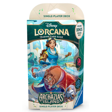 Disney Lorcana TCG: Archazia's Island Starter Deck - Ruby & Sapphire Card Game Ravensburger