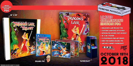 Dragon's Lair Trilogy - Classic Edition - Limited Run #183 [PlayStation 4] PlayStation 4 Video Game Limited Run Games