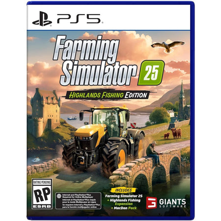 Farming Simulator 25: Highlands Fishing Edition [PlayStation 5] PlayStation 5 Video Game Giants Software