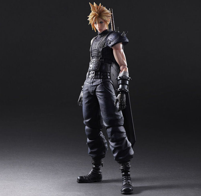 Final Fantasy VII Remake - Play Arts Cloud Strife & Hardy Daytona Action Figures [Collectible] Toys & Games Square Enix