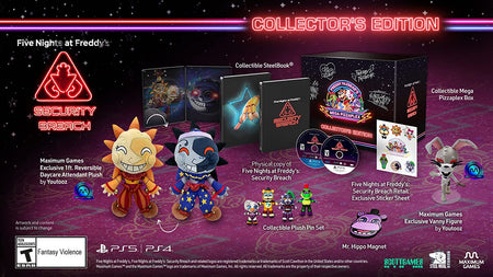 Five Nights at Freddy's: Security Breach - Collector's Edition [PlayStation 4] PlayStation 4 Video Game Maximum Games