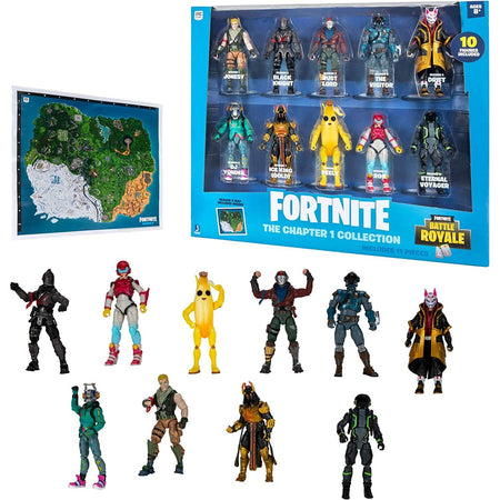 Fortnite The Chapter 1 Collection - 10 Figure Pack Toys & Games Epic Games