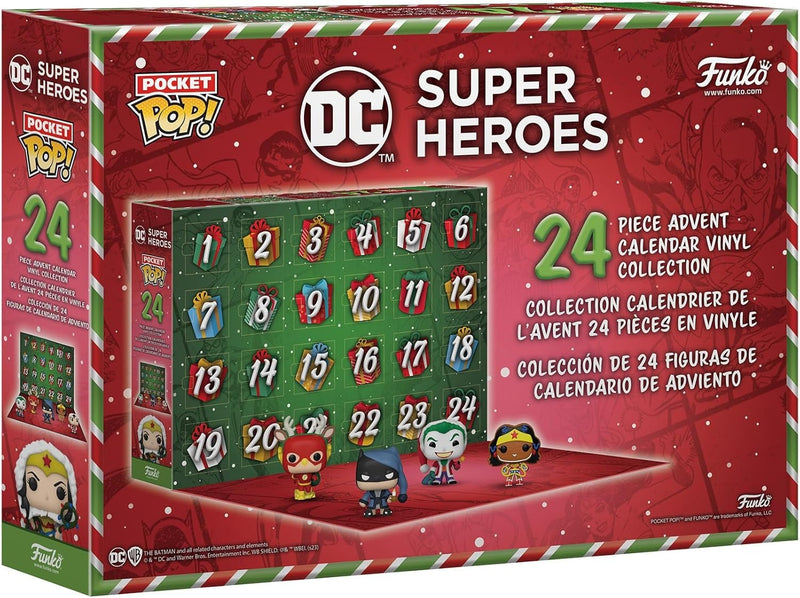 Funko Pop!: DC Super Heroes Comics Advent Calendar 24 Days of Surprise Toys & Games Funko