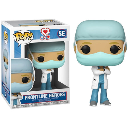 Funko POP! Heroes: Front Line Worker - Female Hospital Worker Vinyl Figure #1 Toys & Games Funko