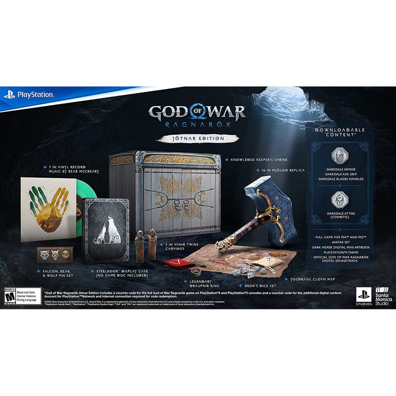 God of War: Ragnarök - Jötnar Edition [PlayStation 4 / PlayStation 5] PlayStation 5 Video Game Sony