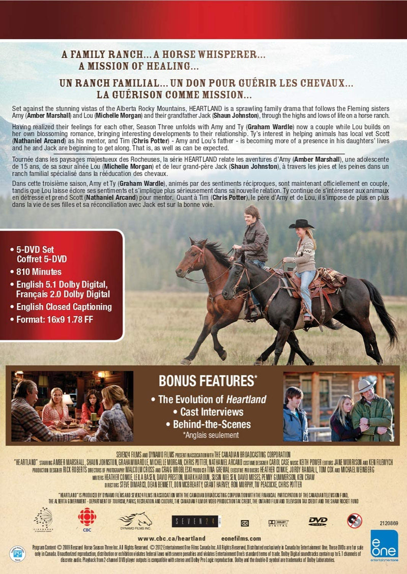 Heartland: The Complete Third Season [DVD Box Set] DVDs & Blu-Rays E1 Entertainment