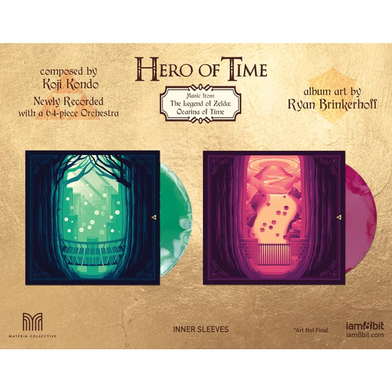 Hero of Time - Music from The Legend of Zelda: Ocarina of Time - 2 Vinyl LP Collection [Audio Music] Audio CD/Vinyl iam8bit