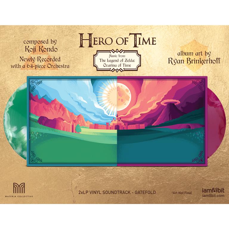 Hero of Time - Music from The Legend of Zelda: Ocarina of Time - 2 Vinyl LP Collection [Audio Music] Audio CD/Vinyl iam8bit