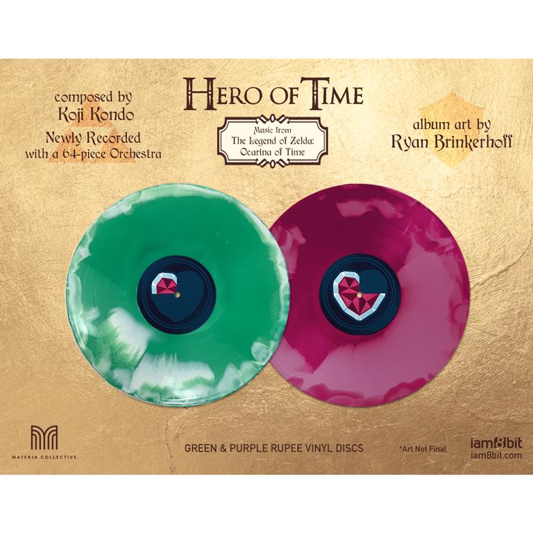 Hero of Time - Music from The Legend of Zelda: Ocarina of Time - 2 Vinyl LP Collection [Audio Music] Audio CD/Vinyl iam8bit
