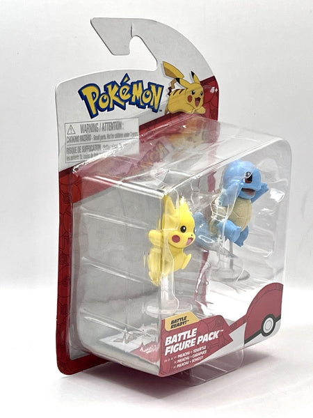 Pokemon Battle Figure Pack: Squirtle and Pikachu Toys & Games Jazwares