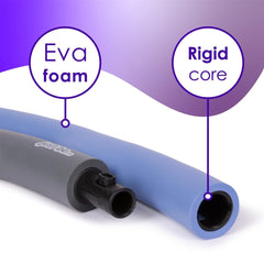 Weighted Fitness Hoop 1.5kg - Blue/Grey Home and Hardware just be