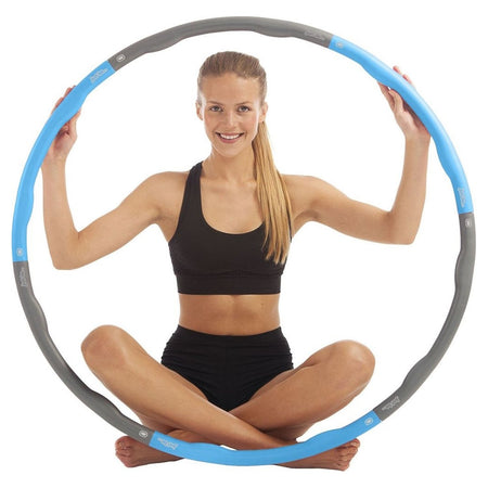 Weighted Fitness Hoop 1.5kg - Blue/Grey Home and Hardware just be
