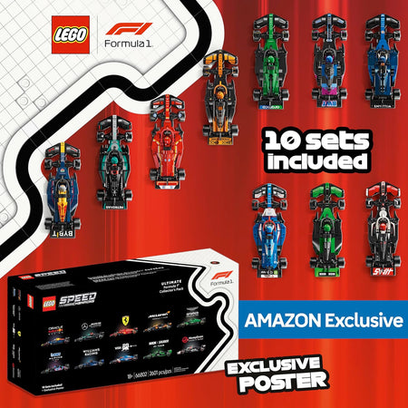 LEGO Speed Champions: Ultimate Formula 1 Collector's Pack - Contains 10 Sets in 1 & Exclusive Poster [LEGO #66802] LEGO LEGO