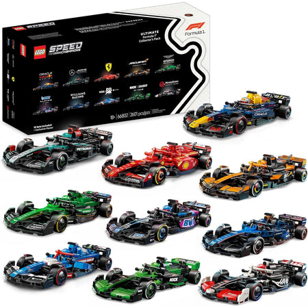 LEGO Speed Champions: Ultimate Formula 1 Collector's Pack - Contains 10 Sets in 1 & Exclusive Poster [LEGO #66802] LEGO LEGO