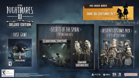 Little Nightmares III - Deluxe Edition [Xbox Series X] Xbox Series X Video Game Bandai Namco