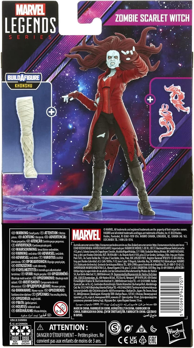 Marvel Legends Series: What If - Zombie Scarlet Witch 6-Inch Action Figure Toys & Games Hasbro