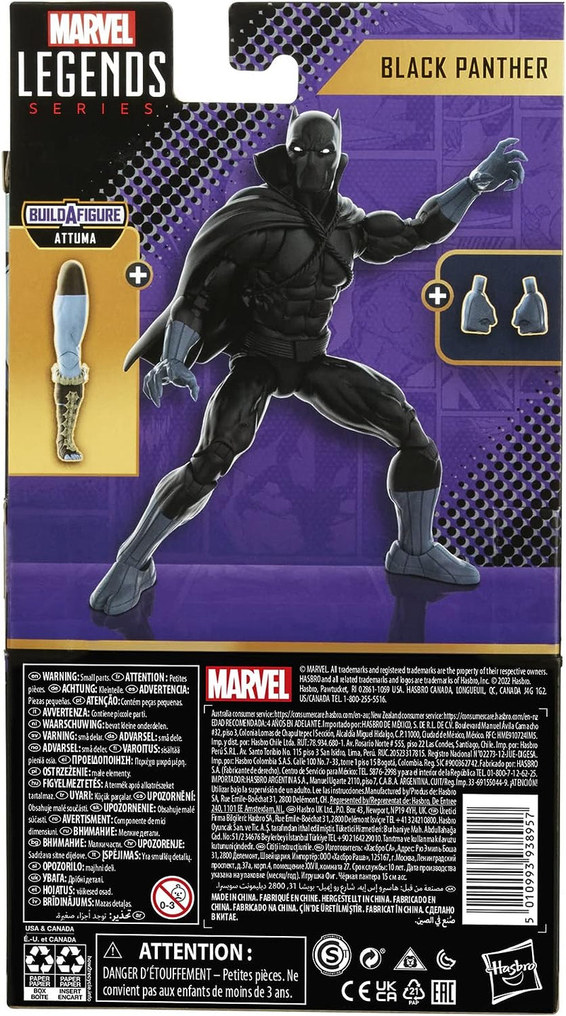 Marvel Legends Series: Black Panther - Black Panther 6-Inch Action Figure Toys & Games Hasbro