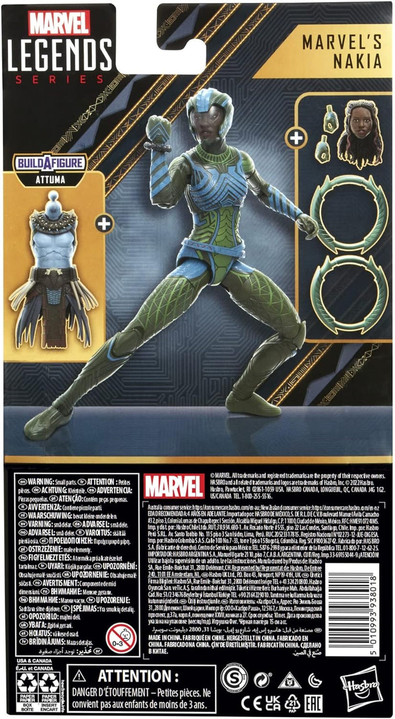 Marvel Legends Series: Black Panther Wakanda Forever - Marvel's Nakia 6-Inch Action Figure Toys & Games Hasbro