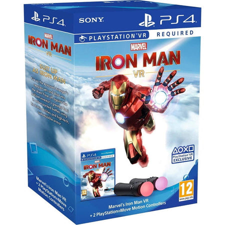 Marvel's Iron Man VR - PlayStation Move Controller Bundle - PSVR [PlayStation 4] PlayStation 4 Video Game Sony