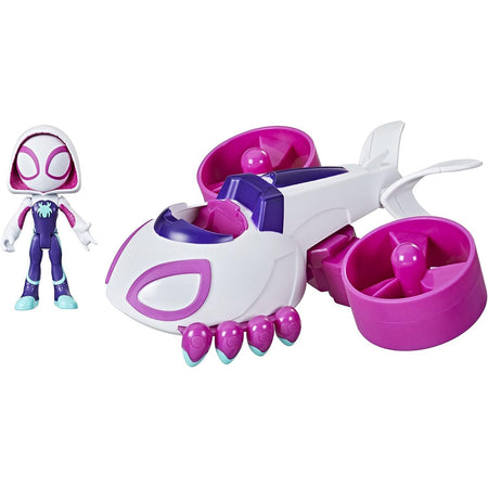 Marvel Spidey and His Amazing Friends Change 'N Go Ghost-Copter and Ghost-Spider Toys & Games Hasbro