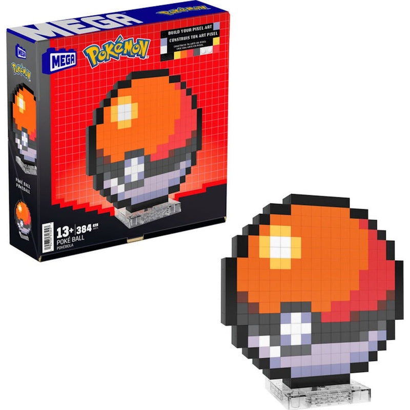 MEGA Pokemon: Poke Ball - 384 Piece Building Set Toys & Games MEGA