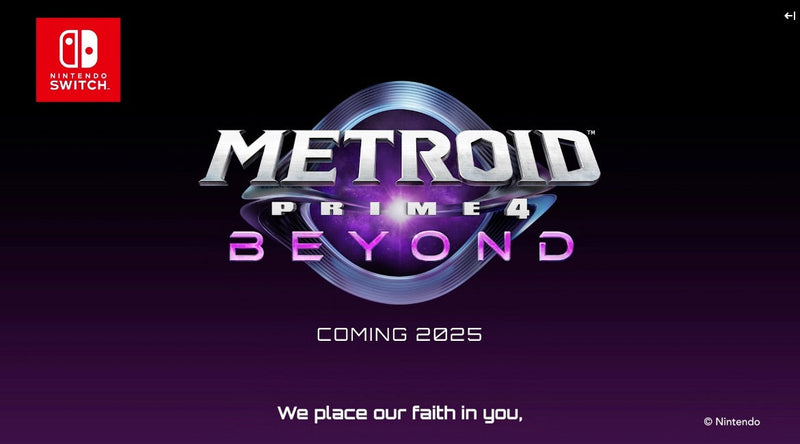 Metroid Prime 4: Beyond [Nintendo Switch] Nintendo Switch Video Game Nintendo