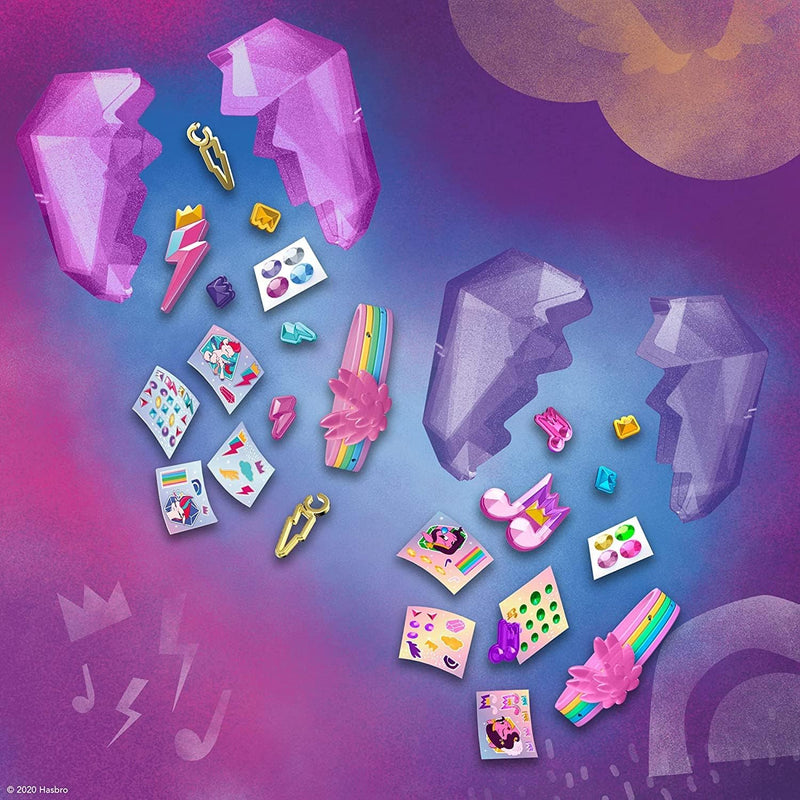 My Little Pony: A New Generation Movie Crystal Adventure Sisters Toy Multipack - 2 Pony Figures and 40 Surprise Accessories Toys & Games Hasbro