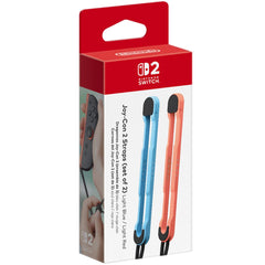 Joy-Con 2 Strap Light Blue/Light Red (Set of 2) [Nintendo Switch 2] Nintendo Switch 2 Accessories Nintendo
