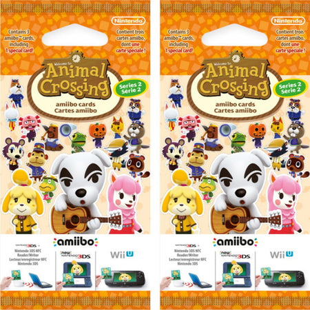 Nintendo Animal Crossing Amiibo Cards - Series 2 - 2 Pack - 6 Cards Total [Nintendo Accessory] Nintendo Accessories Nintendo