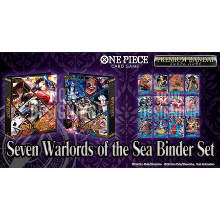 One Piece TCG: Seven Warlords of the Sea 12 Card Set w/ 9 Pocket Binder Card Game Bandai Namco