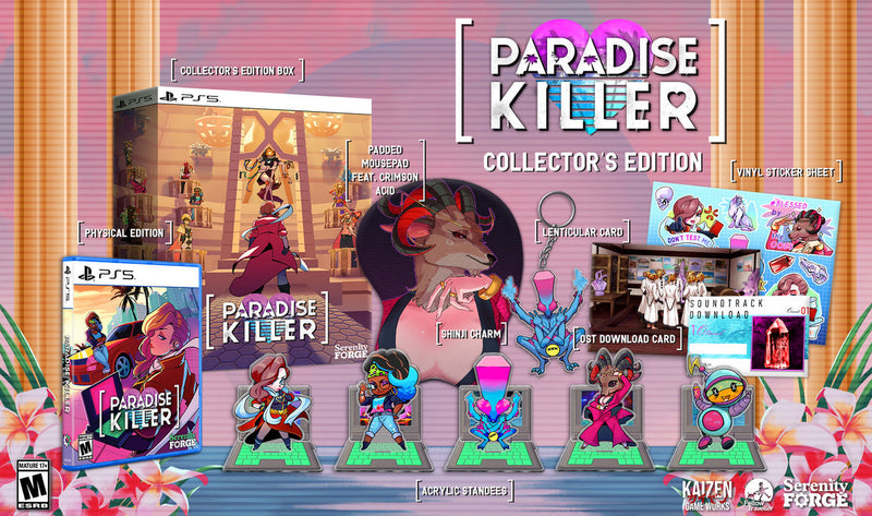 Paradise Killer - Collector's Edition [PlayStation 5] Nintendo Switch Video Game Serenity Forge
