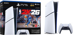 PlayStation 5 Slim Disc Free Digital Edition - NBA 2K26 Bundle [PlayStation 5 System] PlayStation 5 Hardware Sony