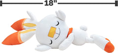 Pokemon: Sleeping Plush Scorbunny - 18" Plush Plushies Jazwares