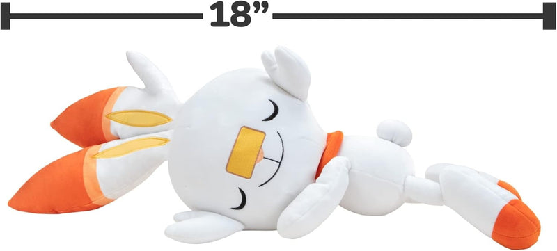 Pokemon: Sleeping Plush Scorbunny - 18" Plush Plushies Jazwares