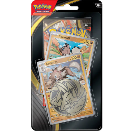 Pokemon TCG: Mega Evolution - Base Set Checklane Blister - Rockruff and Lycanroc Card Game Pokemon