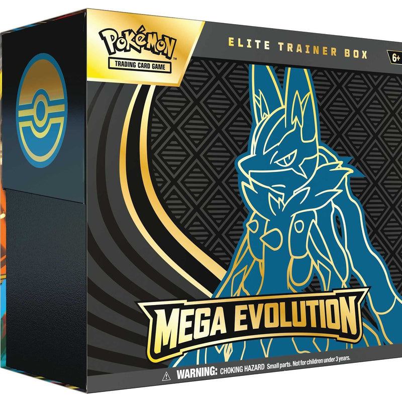 Pokemon TCG: Mega Evolution - Base Set Elite Trainer Box - Mega Lucario ex Card Game Pokemon