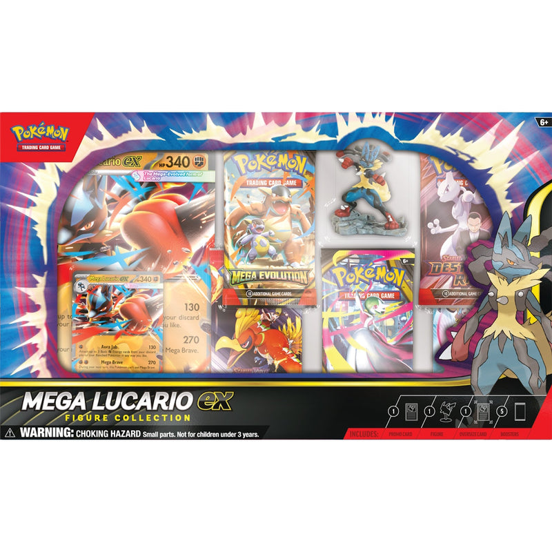 Pokemon TCG: Mega Lucario ex Figure Collection Card Game Pokemon