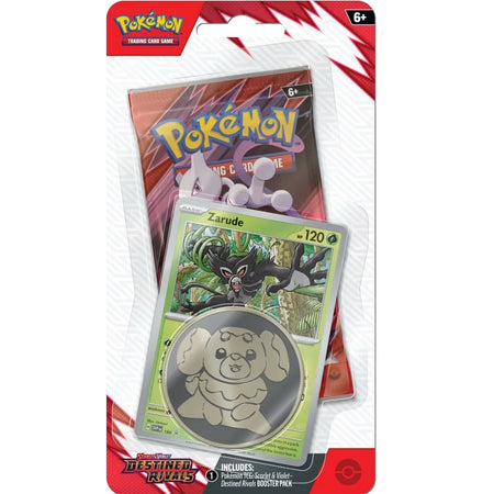 Pokemon TCG: Scarlet & Violet - Destined Rivals Checklane Blister - Zarude Card Game Pokemon