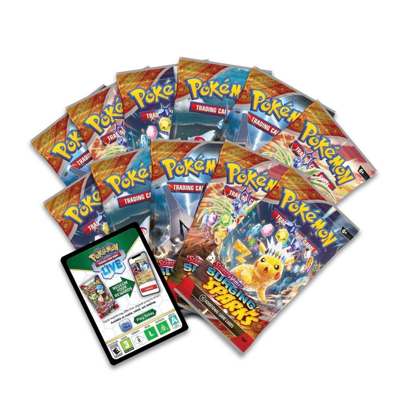 Pokemon TCG: Scarlet & Violet - Surging Sparks Pokemon Center Elite Trainer Box Card Game Pokemon