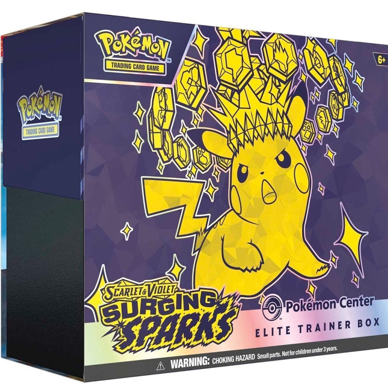 Pokemon TCG: Scarlet & Violet - Surging Sparks Pokemon Center Elite Trainer Box Card Game Pokemon