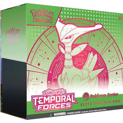 Pokemon TCG: Scarlet & Violet - Temporal Forces Pokemon Center Elite Trainer Box [Iron Leaves] Card Game Pokemon