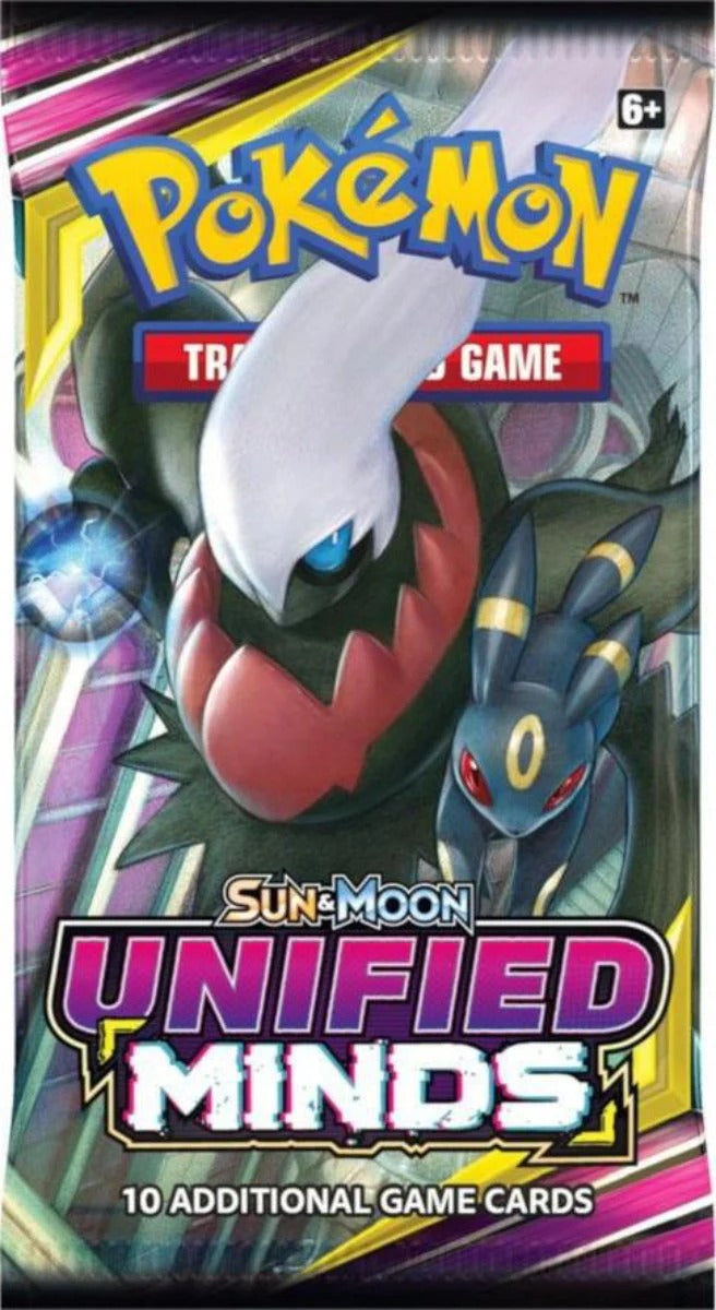 Pokemon TCG: Sun & Moon Unified Minds Booster Pack Card Game Pokemon