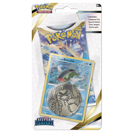 Pokemon TCG: Silver Tempest - Checklane Blister Pack Duo [Cranidos and Basculin] Card Game Pokemon