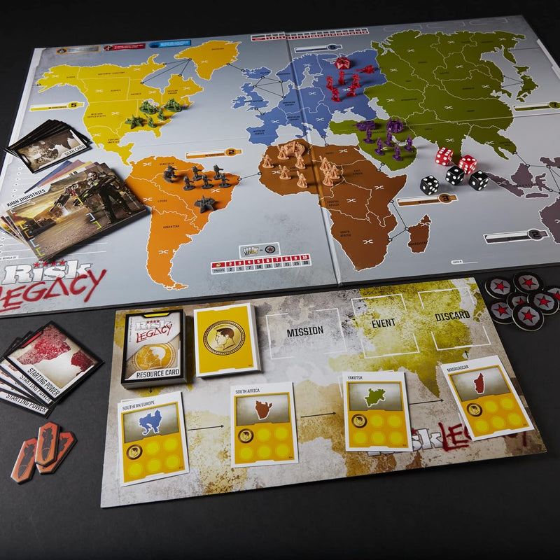Risk Legacy [Board Game, 3-5 Players] Board Game Hasbro