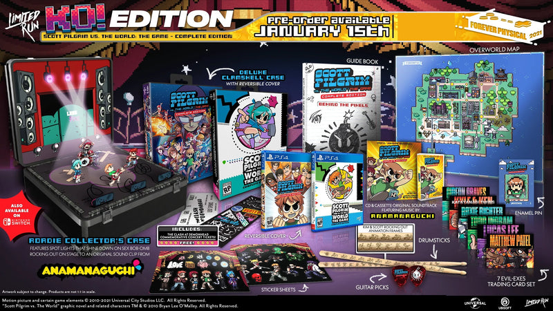 Scott Pilgrim vs. the World: The Game - K.O. Edition - Limited Run #382 [PlayStation 4] PlayStation 4 Video Game Limited Run Games