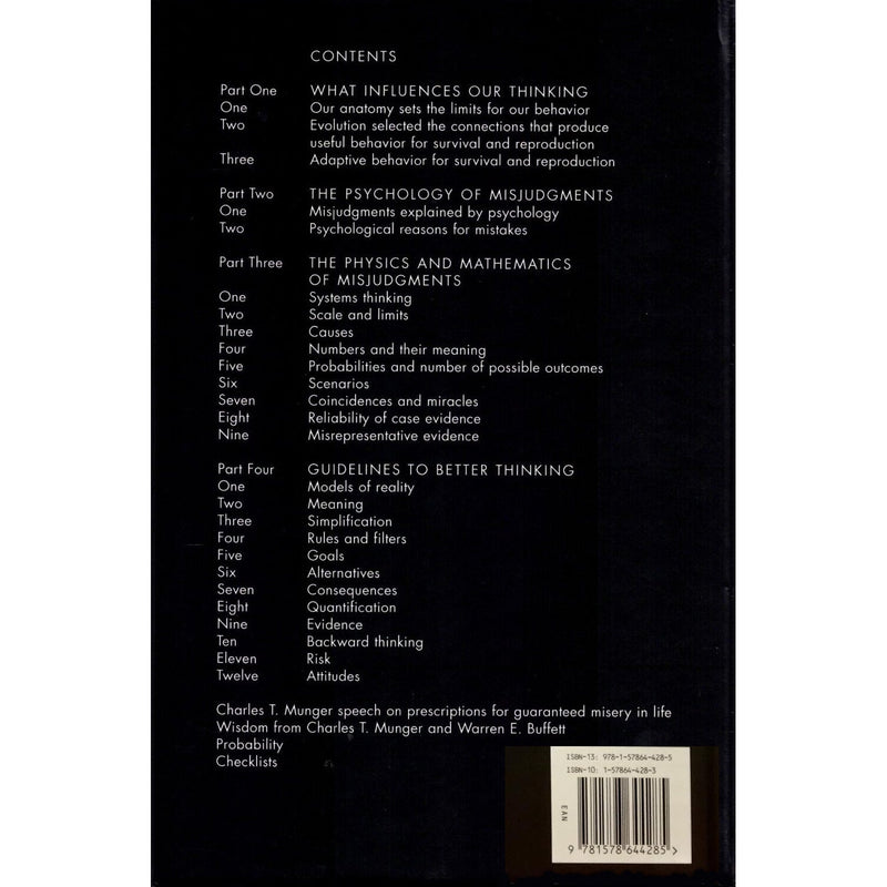 Seeking Wisdom: From Darwin to Munger - 3rd Edition [Hardcover Book] Book Post Scriptum AB