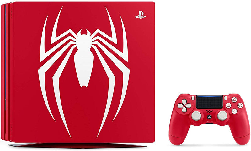 PlayStation 4 Pro Console - Limited Edition Amazing Red Marvel's Spider Man Bundle - 1TB [PlayStation 4 System] PlayStation Systems Sony