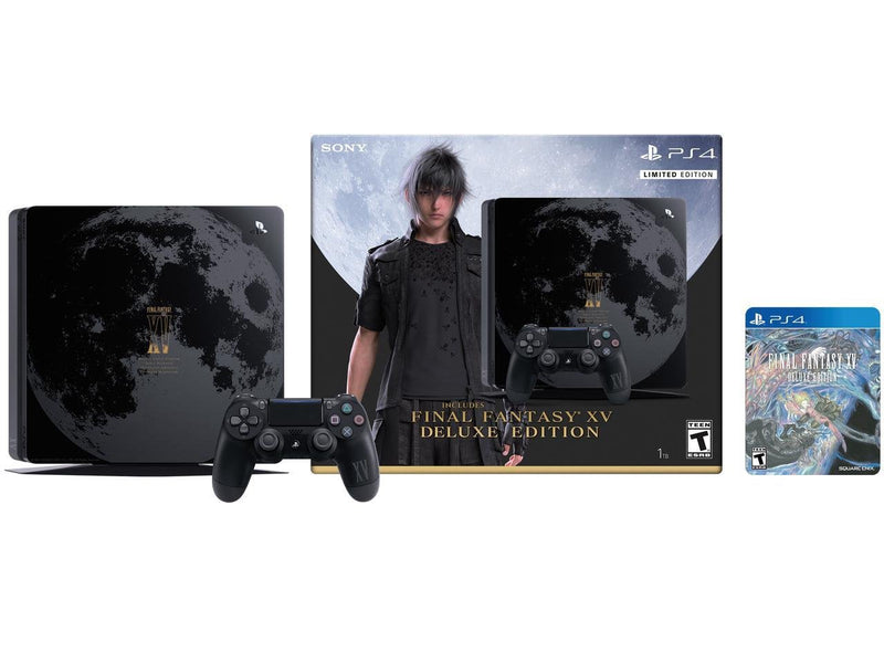Sony PlayStation 4 Slim Console - Final Fantasy XV Limited Edition Bundle - 1TB [PlayStation 4 System] PlayStation Systems Sony