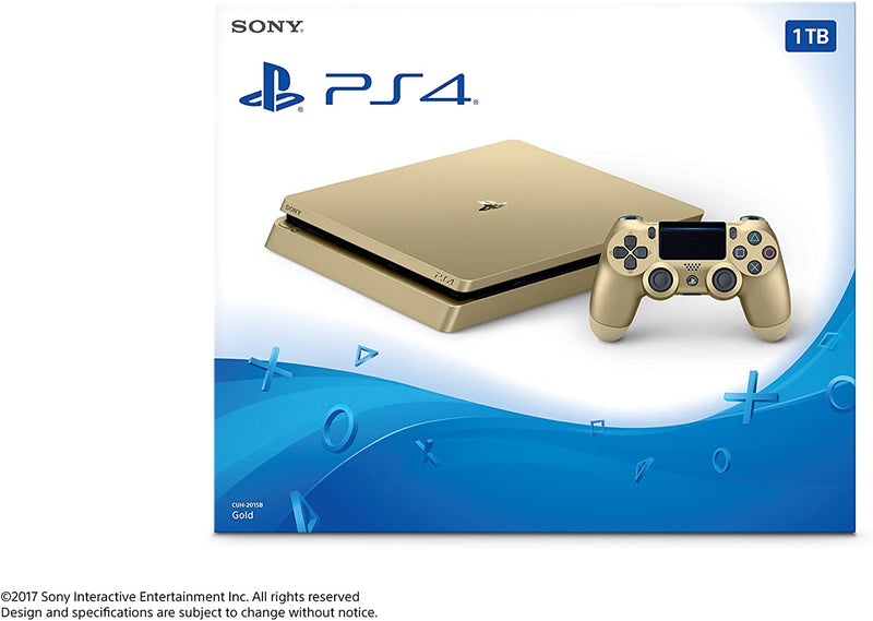 PlayStation 4 Slim System Console 1TB - Limited Edition Gold PlayStation Systems Sony