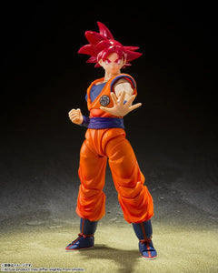 Tamashii Nations: Dragon Ball Super - Super Saiyan God Son Goku (Saiyan God Instilled With The Light Of Righteous Hearts) S.H. Figuarts Toys & Hobbies Bandai Namco
